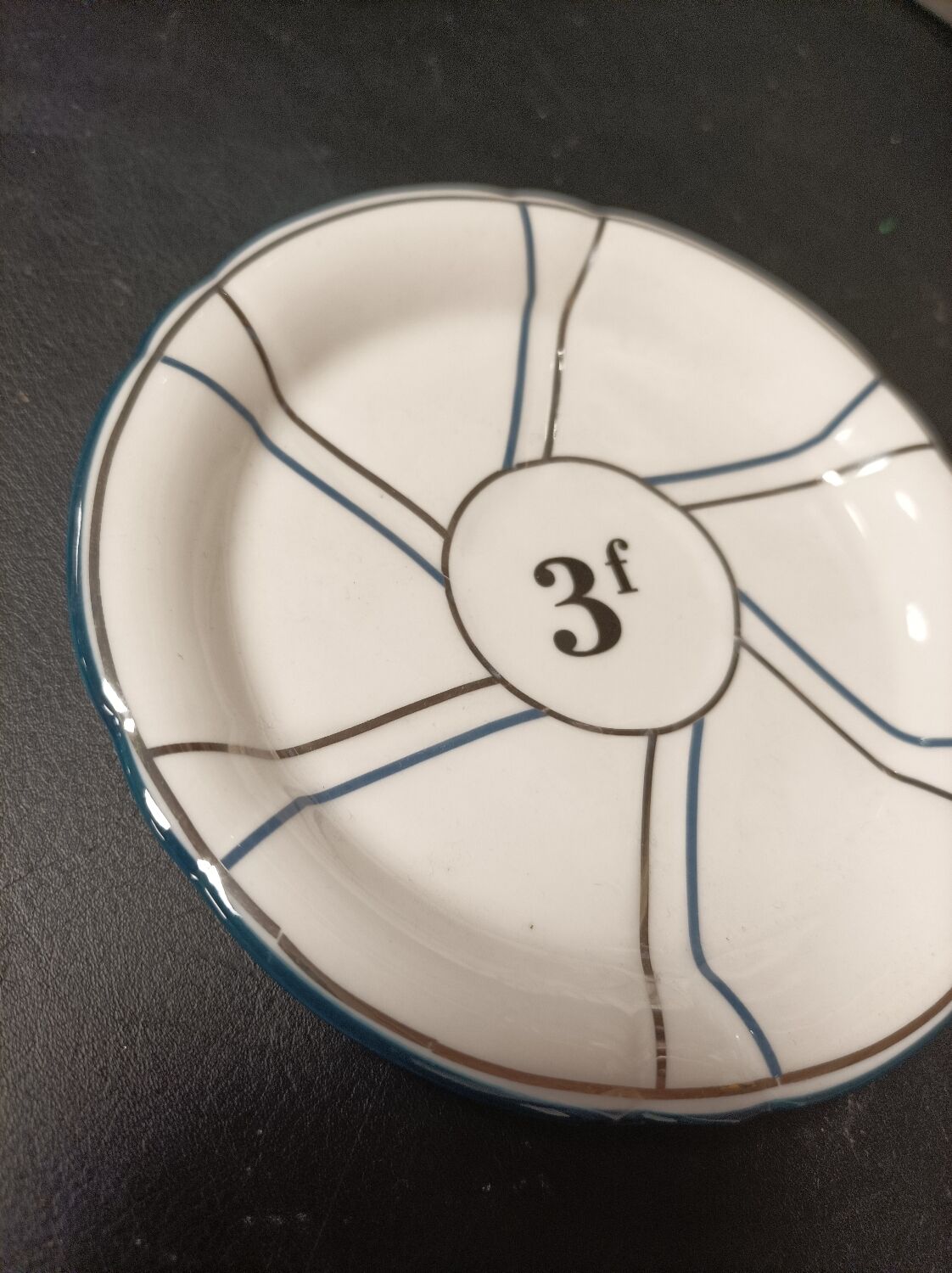 Porcelain wormwood saucer