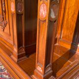 Walnut Cabinet with Marble Inlays Renaissance Style