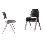 Set of 4 Vintage Knoll Stacking Chairs, Model 1601 by Don Albinson, 1960s