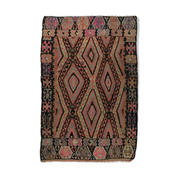 Tapis kilim anatolien fait à la main 270 cm x 173 cm