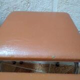 Set of 4 vintage stools from the 70s