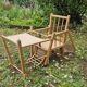 Vintage high chair for baby