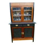 Buffet  ancien  vers  1940 avec plateau triroirs et portes effet beton – Totalement relooké