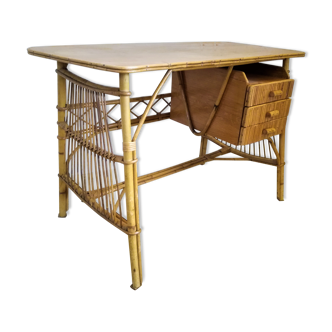 Rattan desk