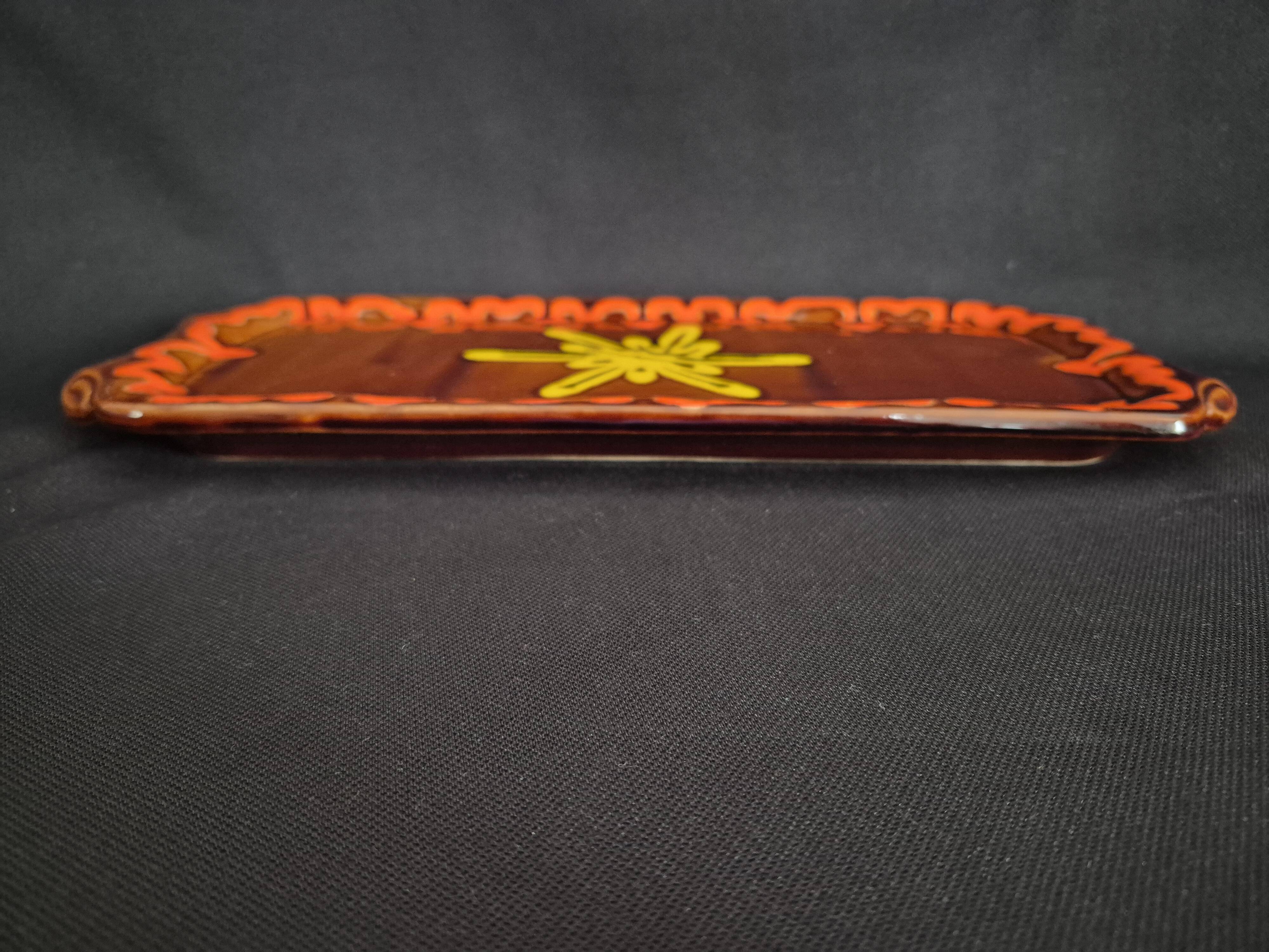 Vintage ceramic cake plate