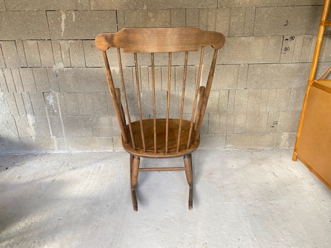 Rocking chair by stol kamnik yugoslavia vintage 1960s