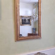 Gilded wooden mirror 93X46
