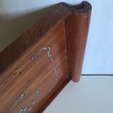 Wood and mother-of-pearl top