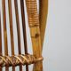 Rare pair of Alan Fuchs for ULUV rattan lounge chairs, Czechoslovakia, 1960s