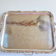 Old flat tray of service Christofle model rockeries silver metal