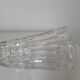 Chiseled glass vase