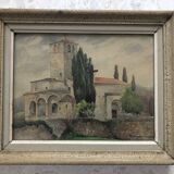 Watercolor paper church of st just de valcabrere haute garonne 31, r. chausson