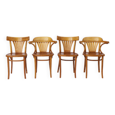 Chaises vintage de Radomsko ZMG, Pologne, bois courbé, hêtre, années 1970