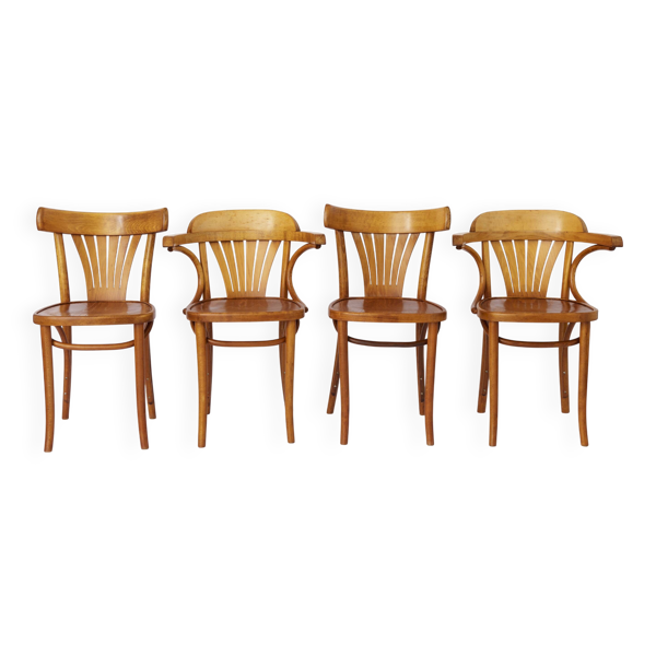 Chaises vintage de Radomsko ZMG, Pologne, bois courbé, hêtre, années 1970