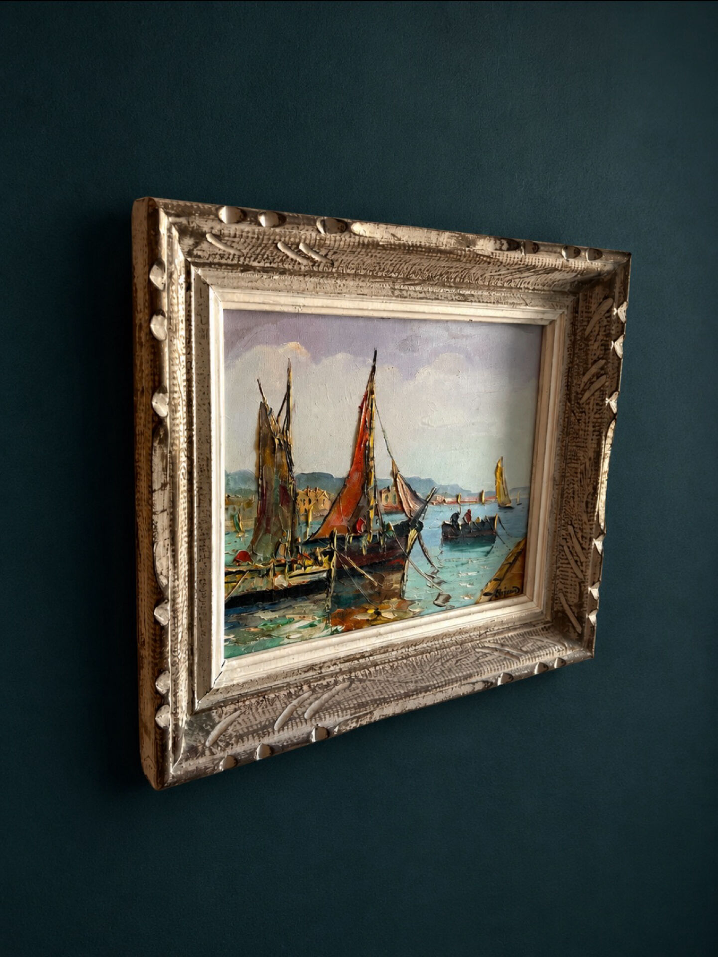 Tableau Marine Mediterranean – Régis BÉRARD (Louis BISSINGER) – Oil 1