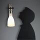 Vintage wall light in lacquered metal and glass, Italy, 1960s.