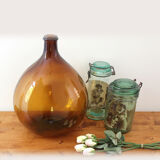 Amber demijohn 10 litres