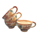 Set of 4 floral cider bowls