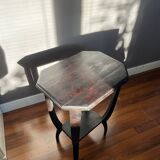 Wooden nesting table