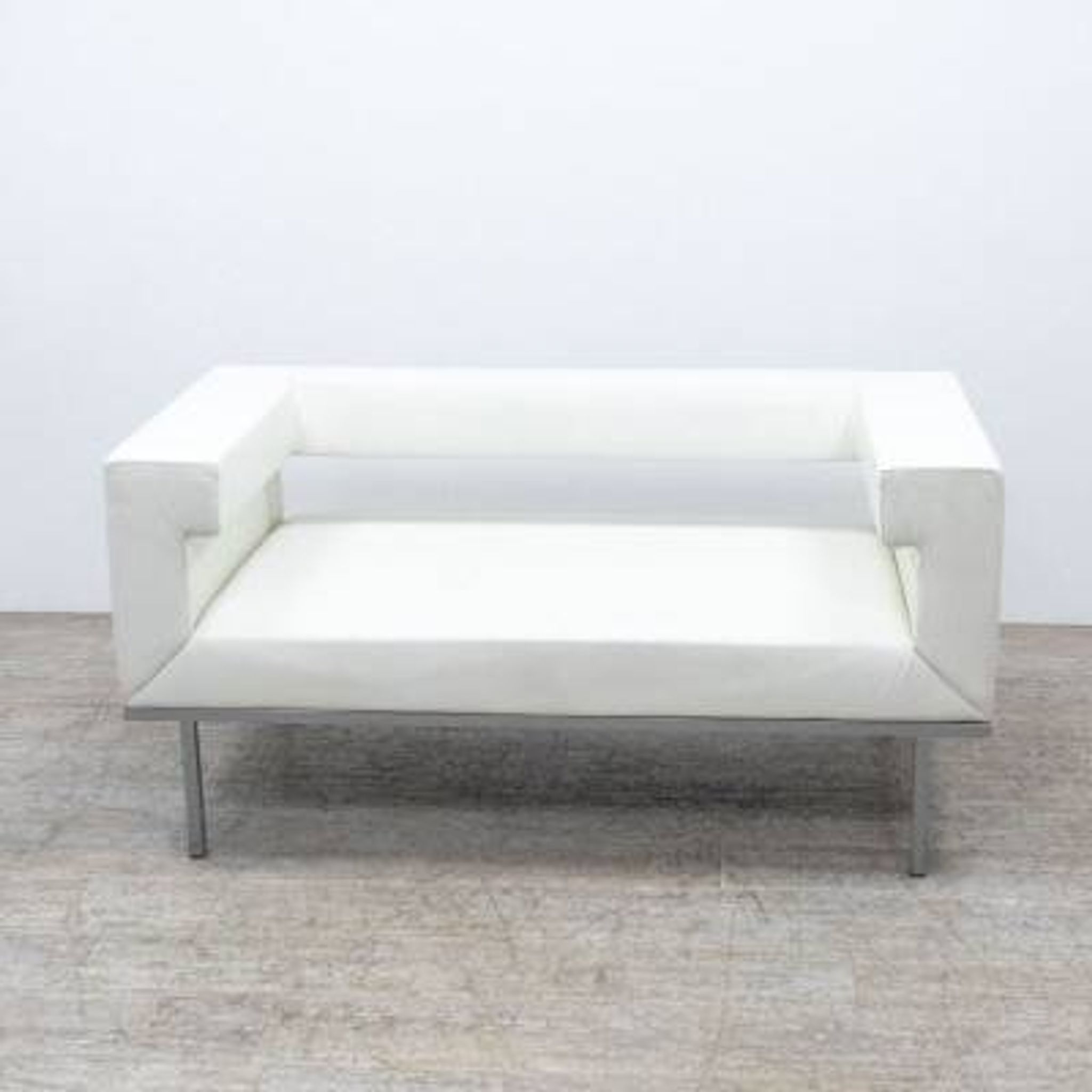 Canapé en cuir blanc klöber
