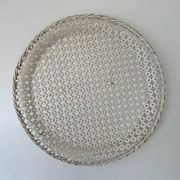 Round tray in openwork sheet metal Mathieu Mategot 1960?