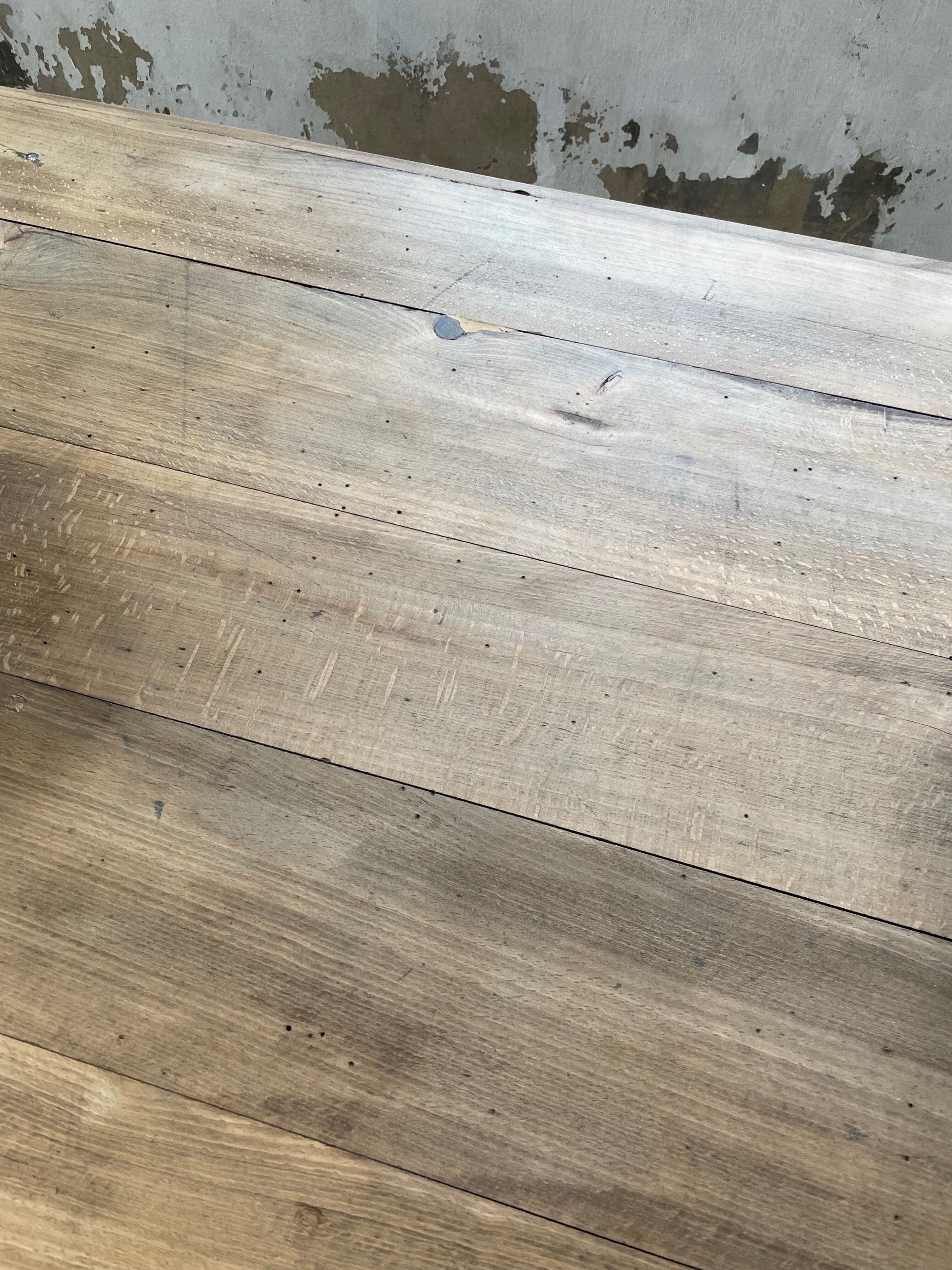 XL farmhouse table in beech and pine 3m