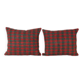 Set of 2 vintage kilim cushion covers 51x61 cm