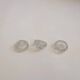 Set of 3 glass candle holders