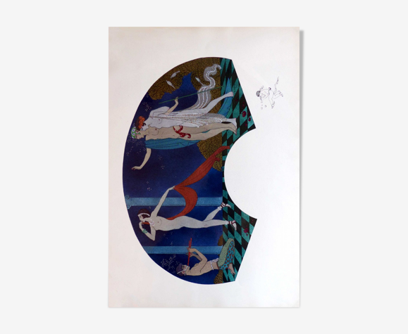 Lithographie originale Georges Barbier 1911