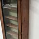 Vitrine murale en bois naturel XIX siècle
