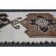 1970s Vintage Turkish Oushak Diamond Wool Runner 91x313