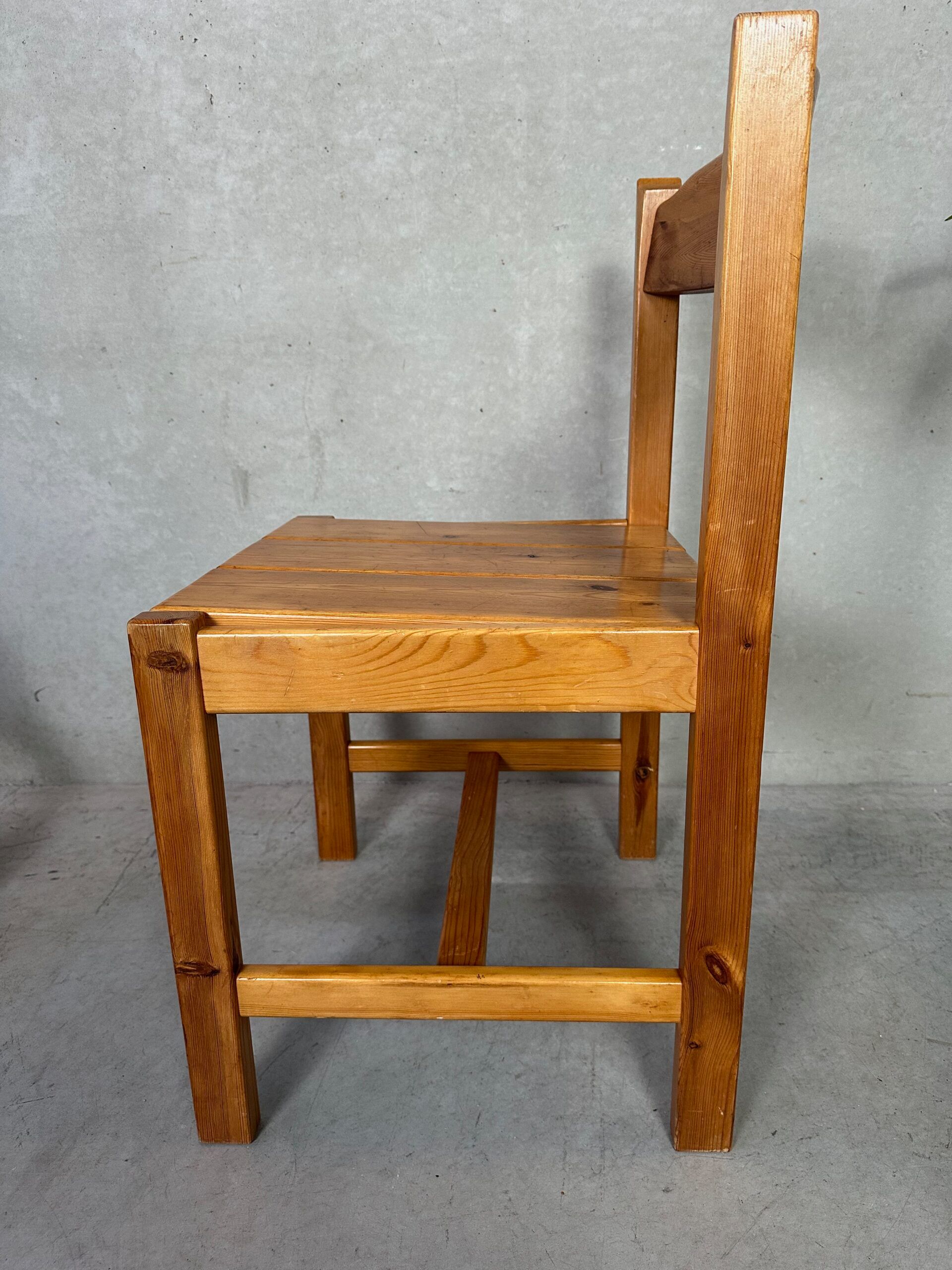 6x vintage dining chairs