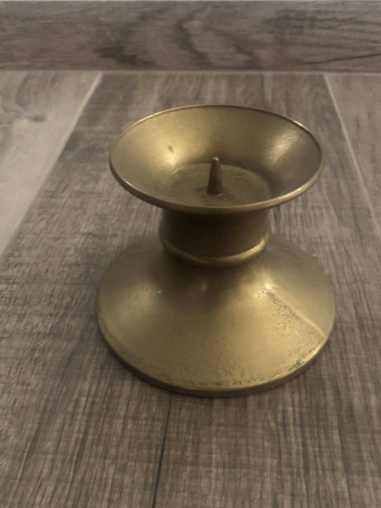 Brass candle holder