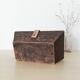 Panier vendange en bois foncé