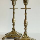 Antique Lion's Paw Candlesticks