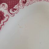 Plat de service ovale Sté Céramique Maestricht modèle Victoria