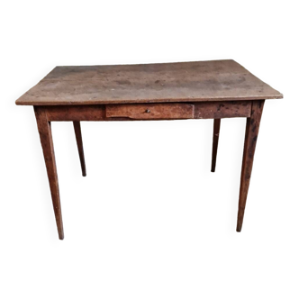 Small oak farm table