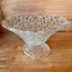Antique standing cup in chiseled glass
