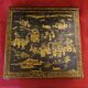 19th century Asian lacquer writing desk Napoleon III