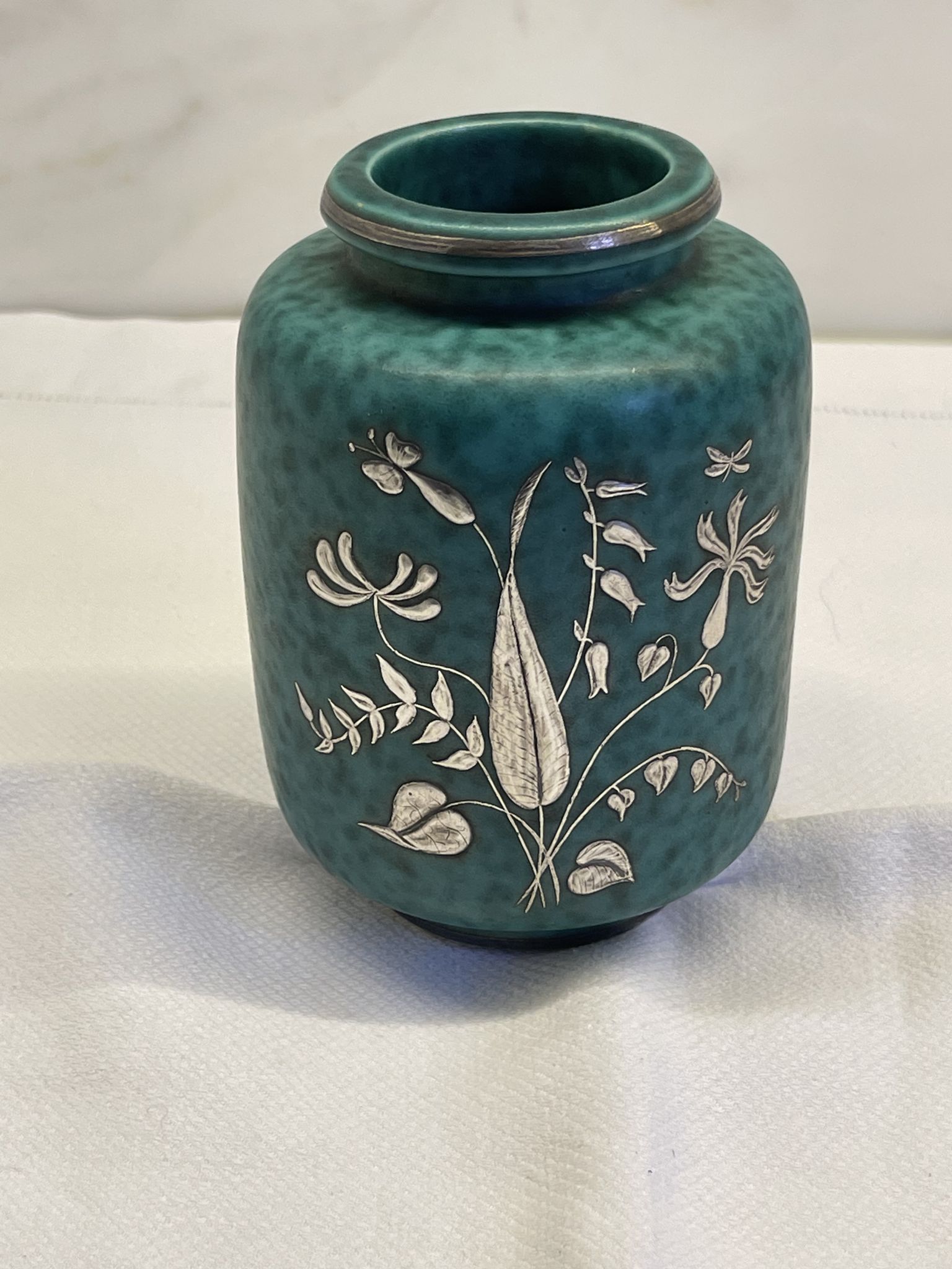 Vase Gustavsberg Argenta Wilhelm Kage
