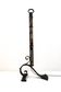 Poliarte Brutalist Italian Wrought Iron and Color Raw Glass Floor Lamp, 60