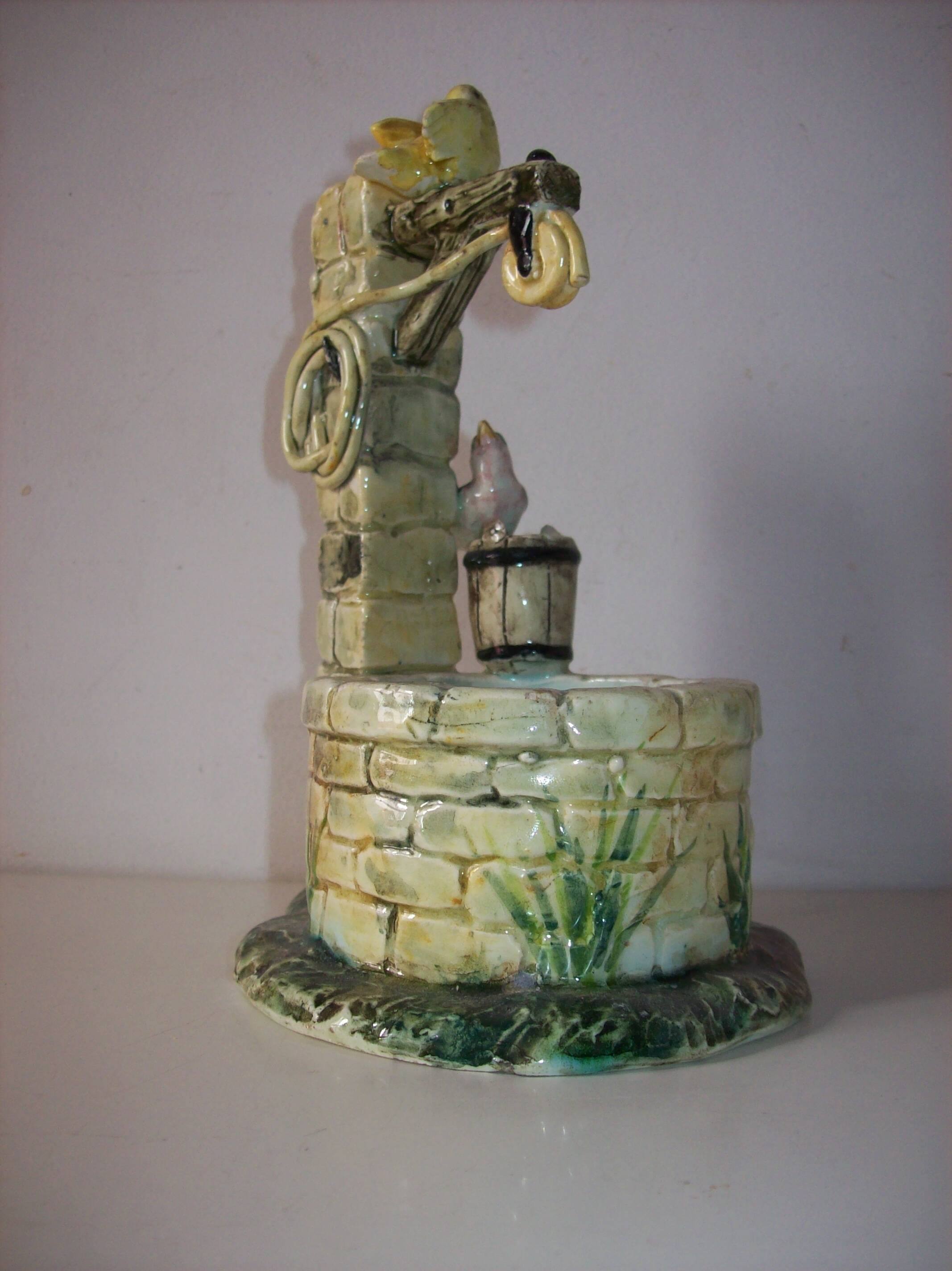 Planter in the style of Jérôme Massier bird well