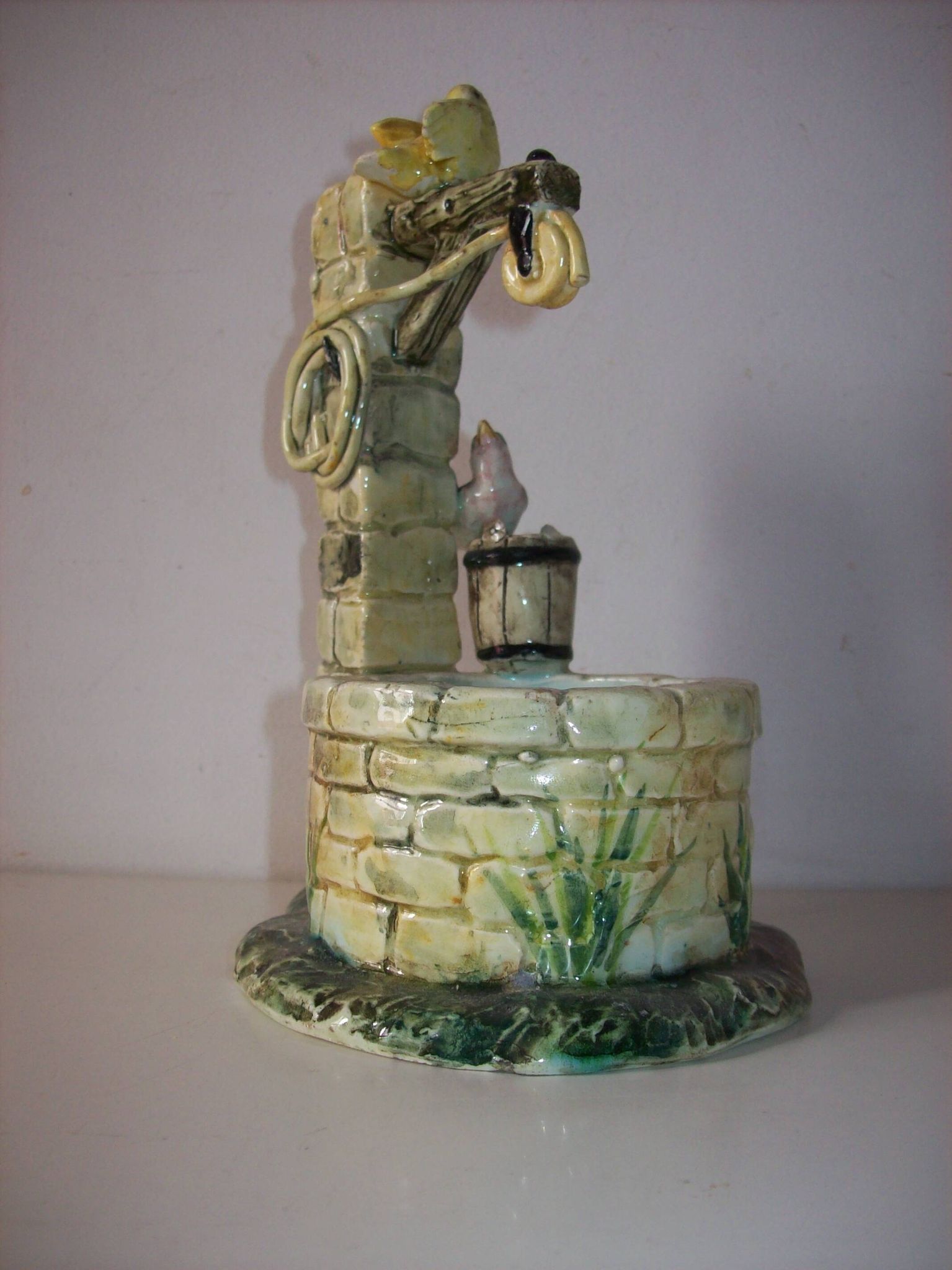 Planter in the style of Jérôme Massier bird well