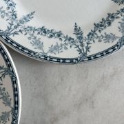 Set of 4 flat plates Creil and Montereau Labrador