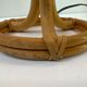 Vintage table lamp rattan and wicker 1970