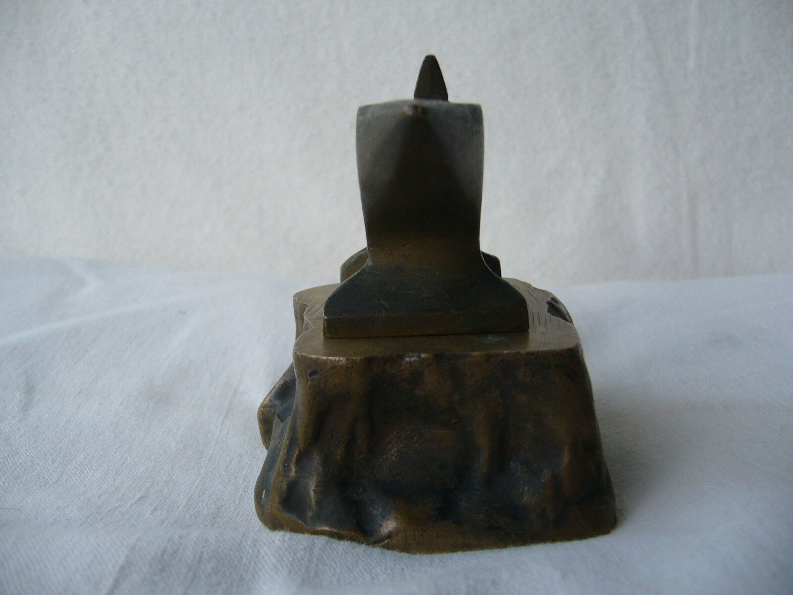 Bronze paper press anvil