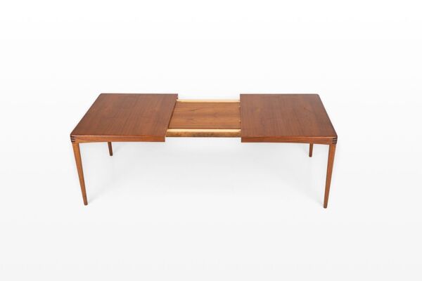 Table à manger extensible par H.W. Klein pour Bramin, années 1960.