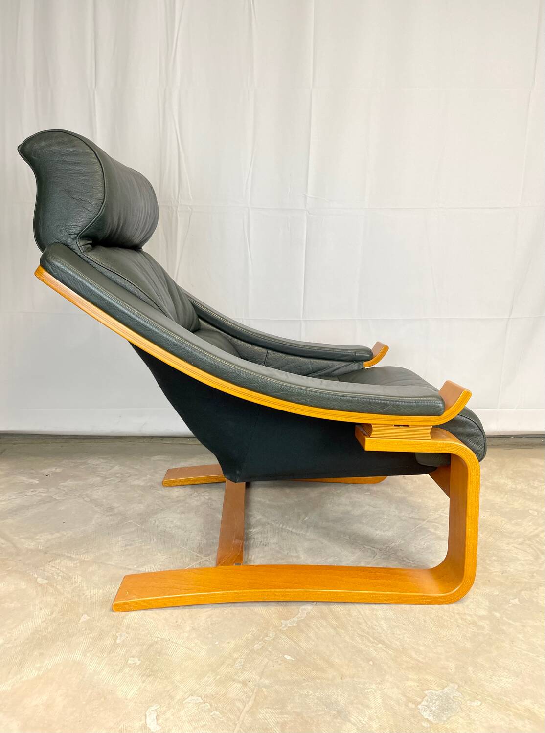 Kroken armchair and footstool by Nelo Möbel Sweden.