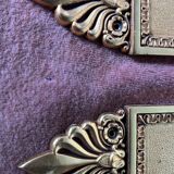 Pair of brass cleaning plates