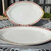 Pair of Limoges B & D serving dishes